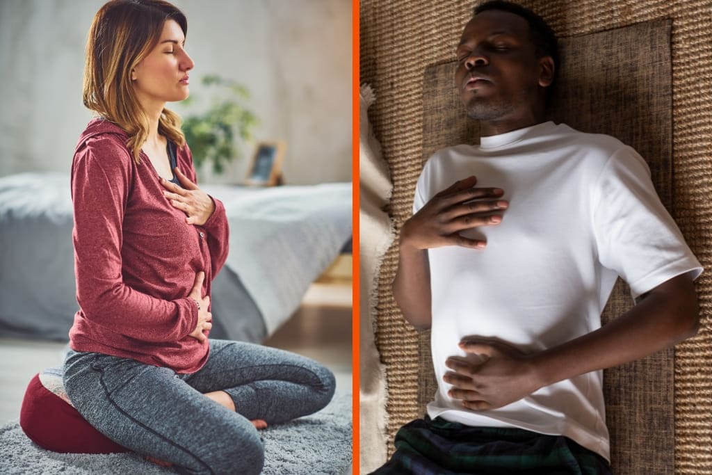 como fazer respiração diafragmática