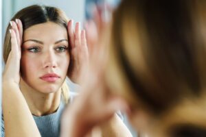 yoga ou ioga facial bigode chinês