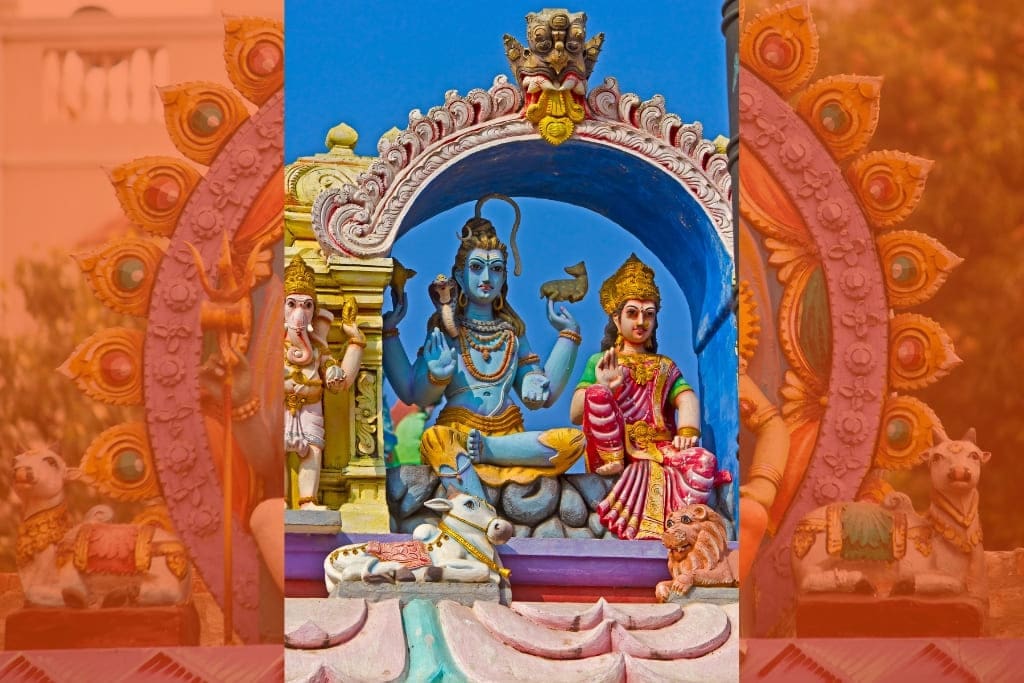 Tantra: transcendendo o aspecto físico Shiva e Shakti ritual tântrico