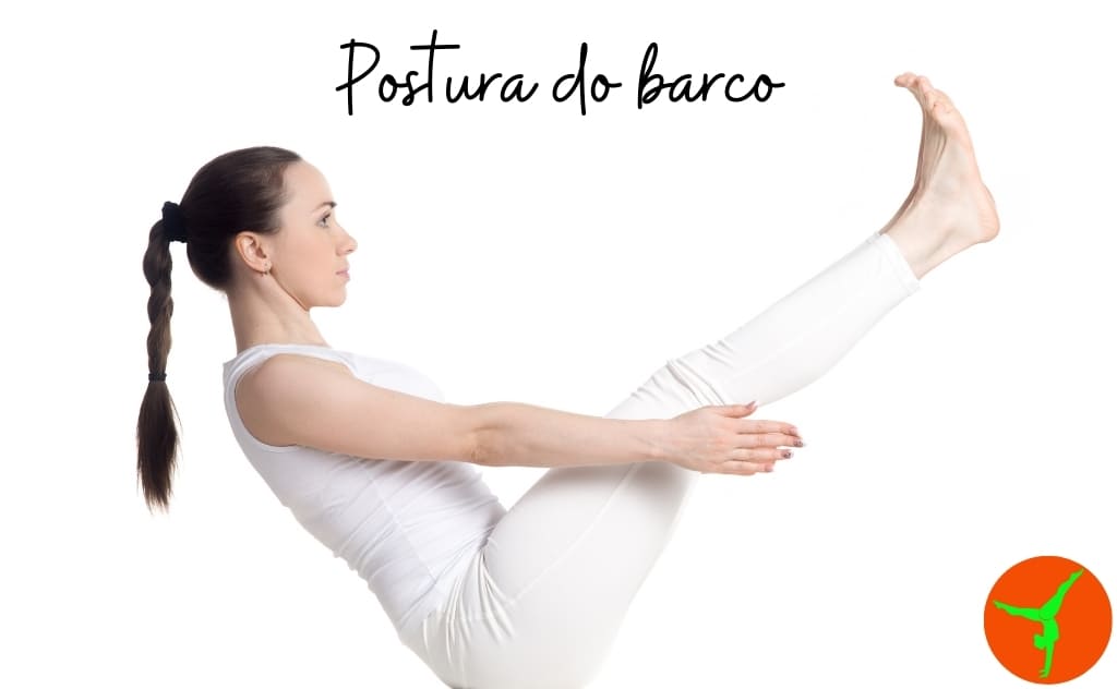 a postura do barco Navasana