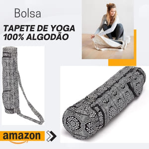 acessórios para yoga bolsa tapete amazon