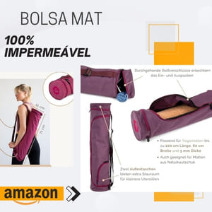 acessórios para yoga bolsa tapete impermeável