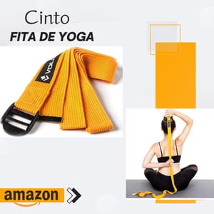 acessórios para yoga cinto fita amazon