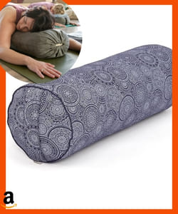 Acessórios para yoga: escolha o melhor para o seu momento almofadao cilindrico bolster yoga Blog Yoga ou Ioga