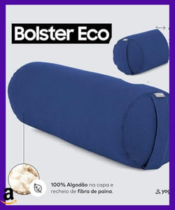 Acessórios para yoga: escolha o melhor para o seu momento bolster yoga cilindrica rolinho Blog Yoga ou Ioga