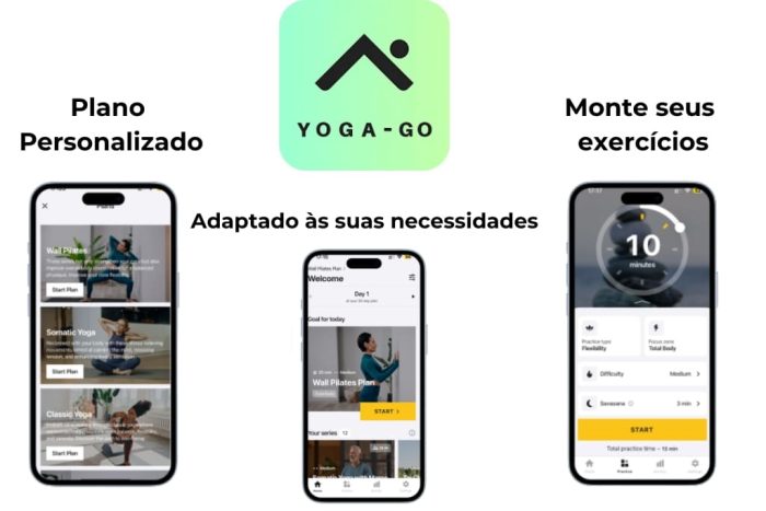 App de Yoga-Go plano personalizado