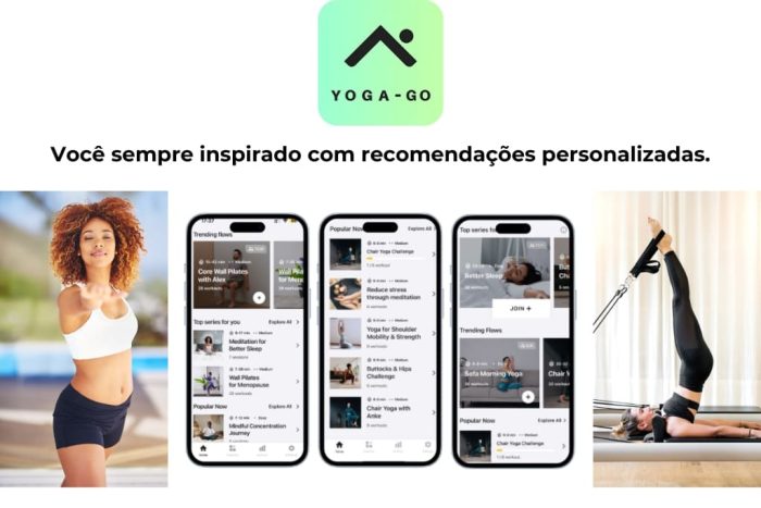 App de Yoga-Go planos personalizados